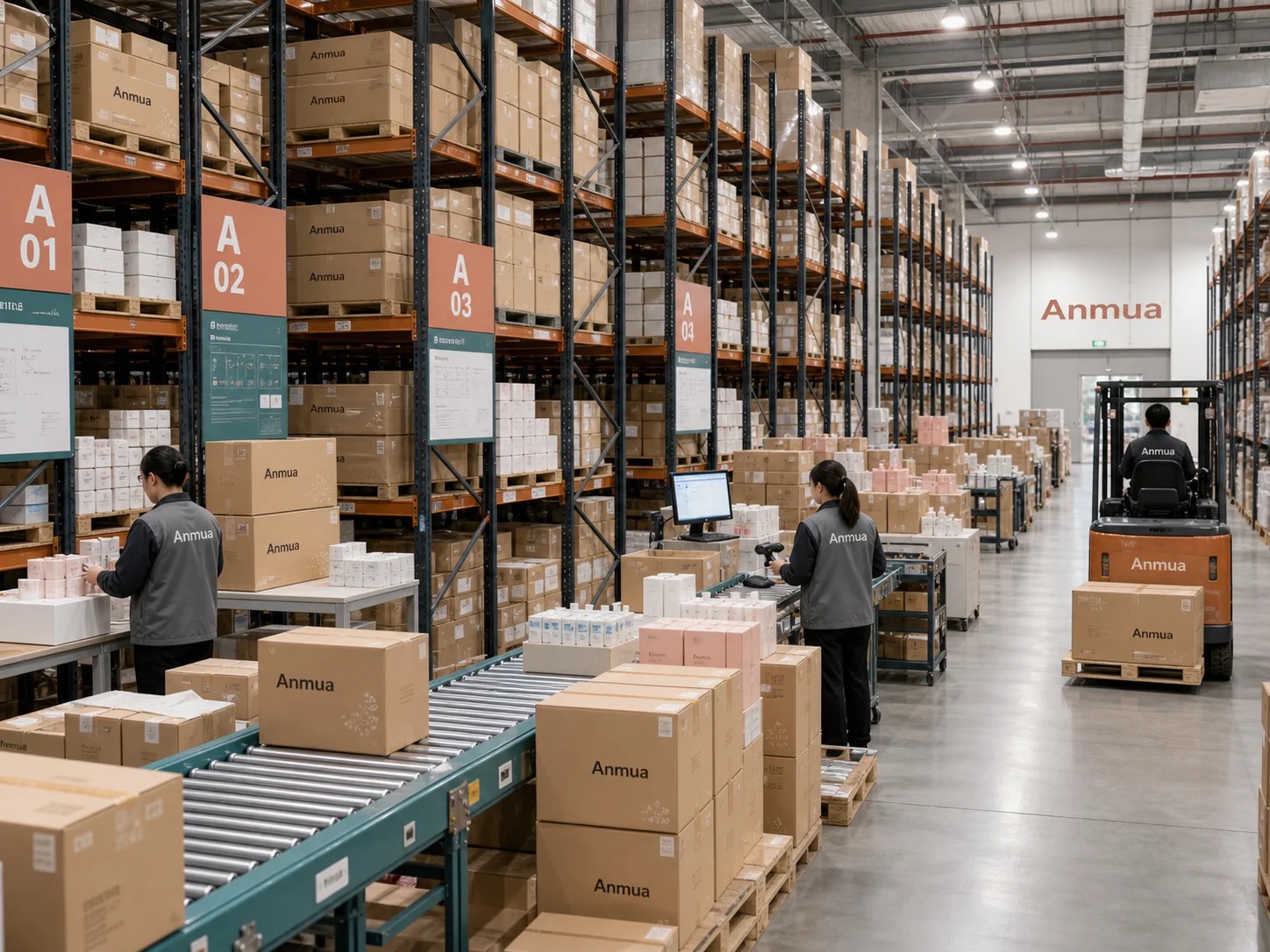 Anmua warehouse packing and cross-border fulfillment